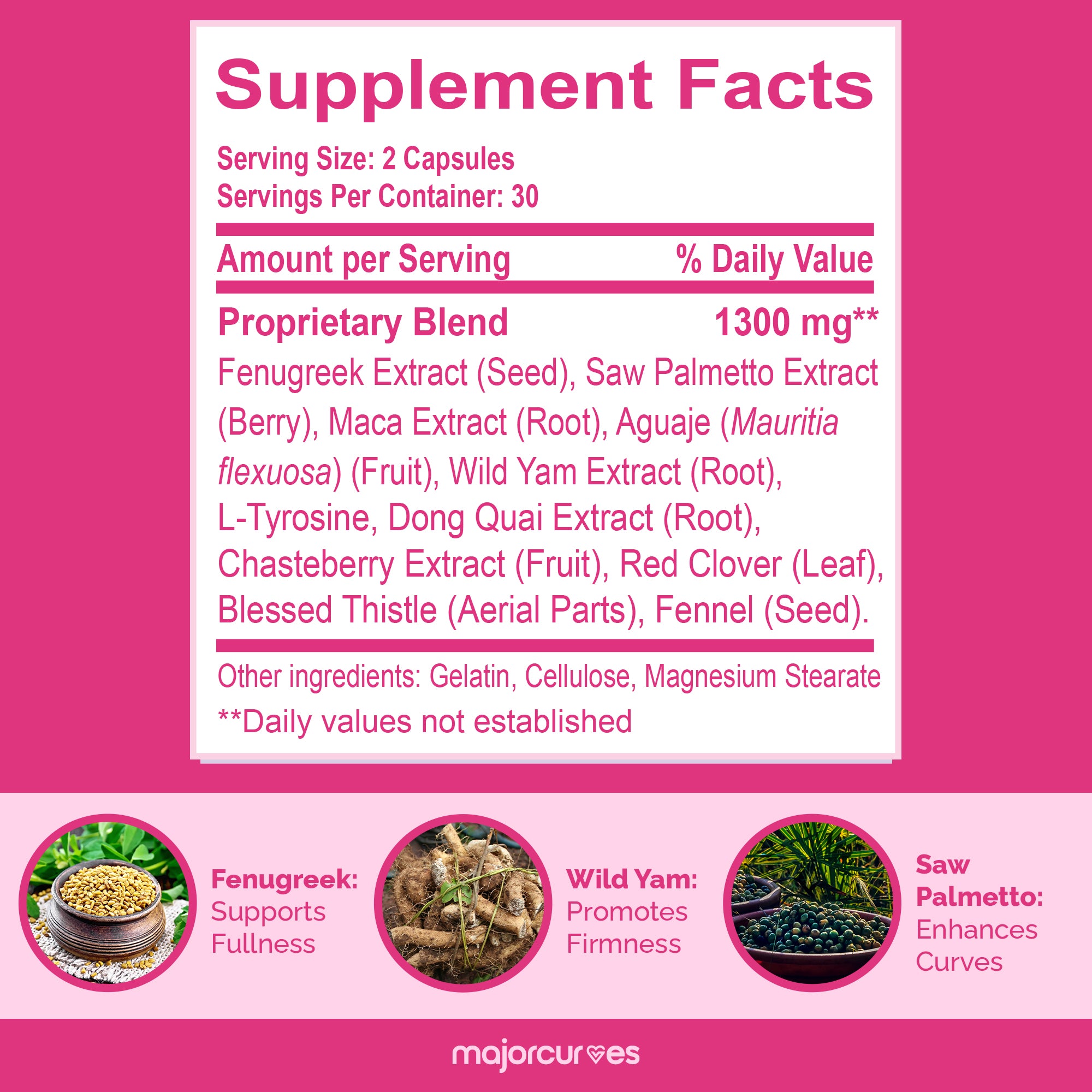 Major Curves Bust Pills