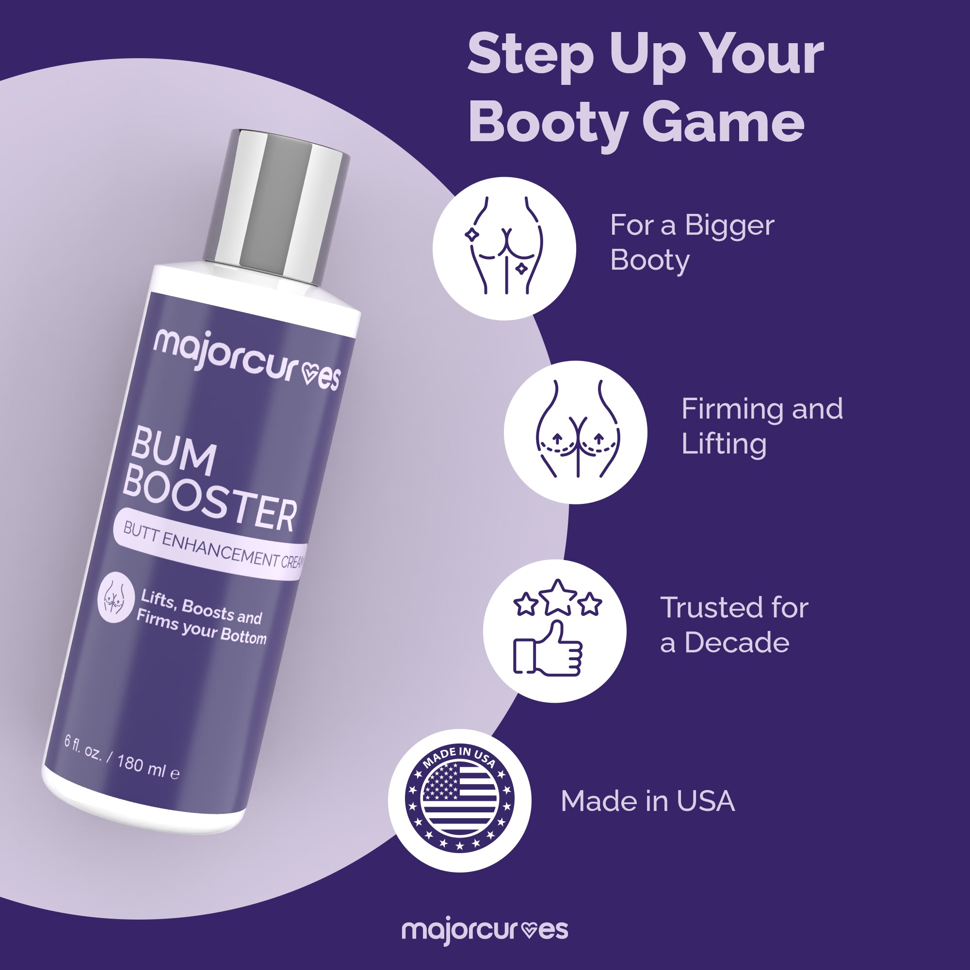 Major Curves Bum Cream