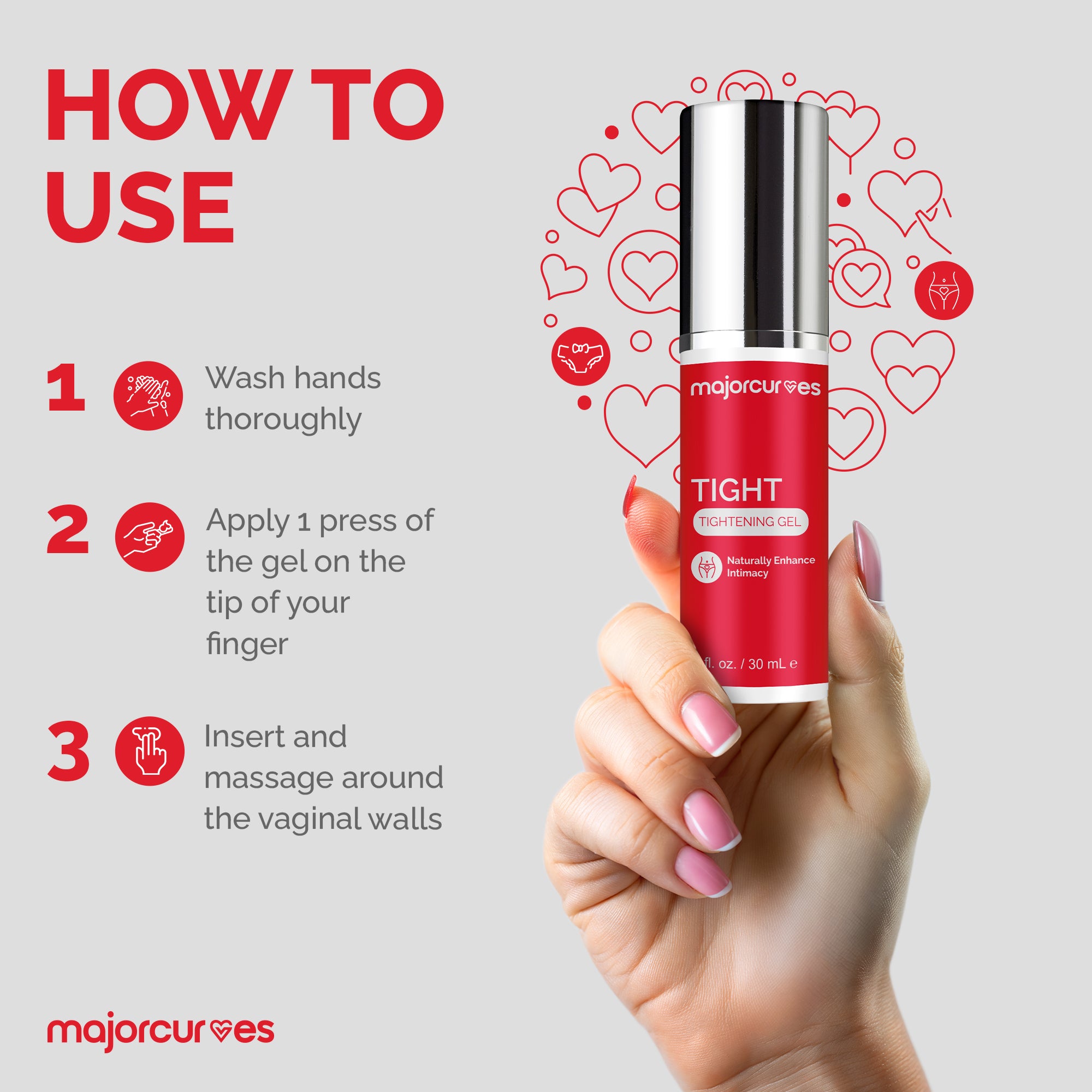 Major Curves Vaginal Tightening Gel