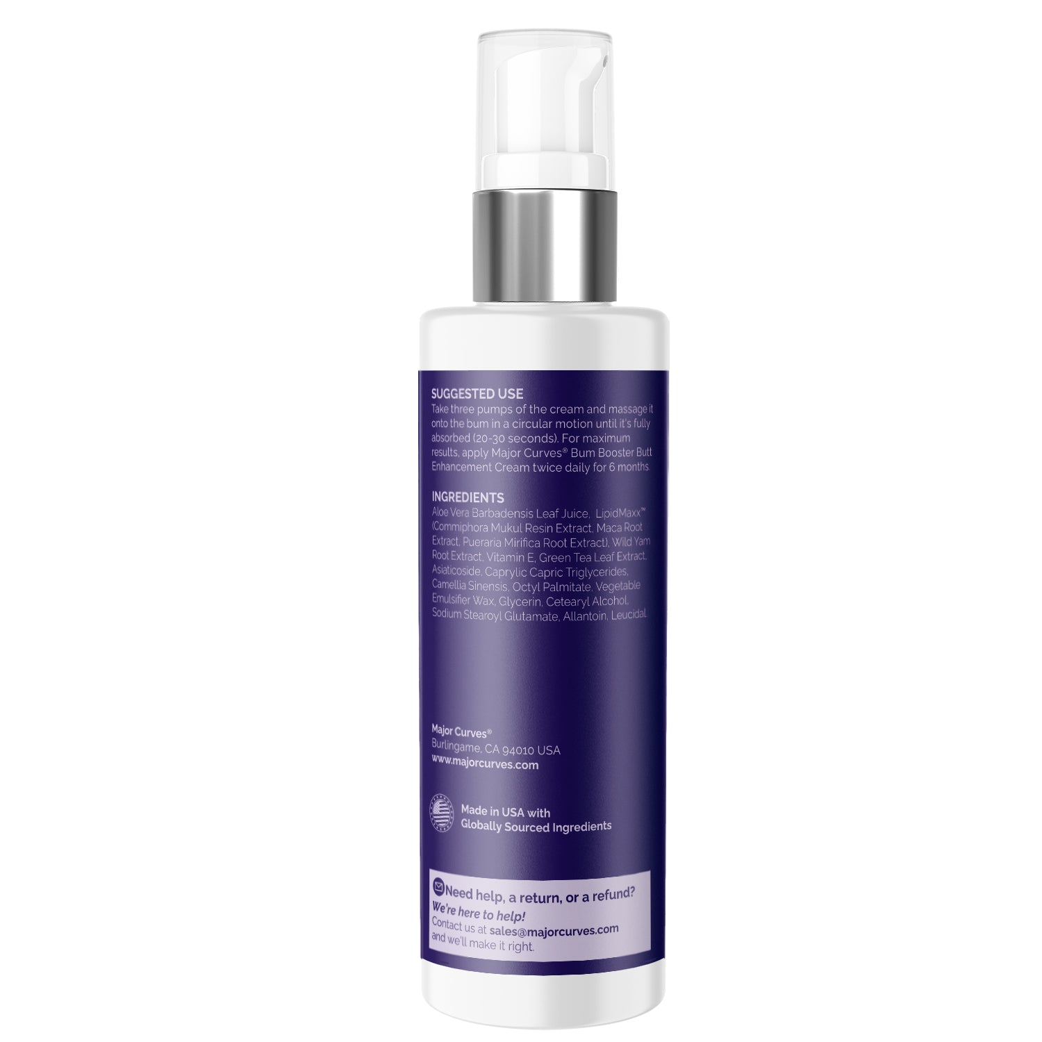 Major Curves Bum Cream
