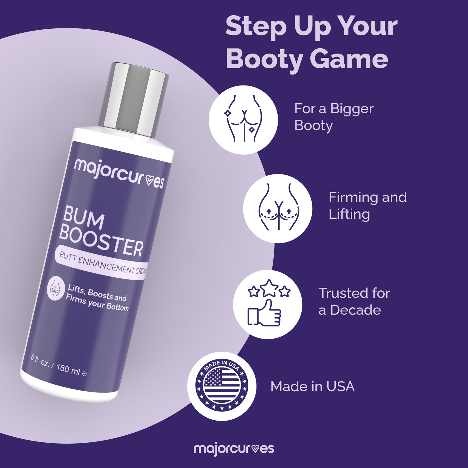 Major Curves Bum Cream