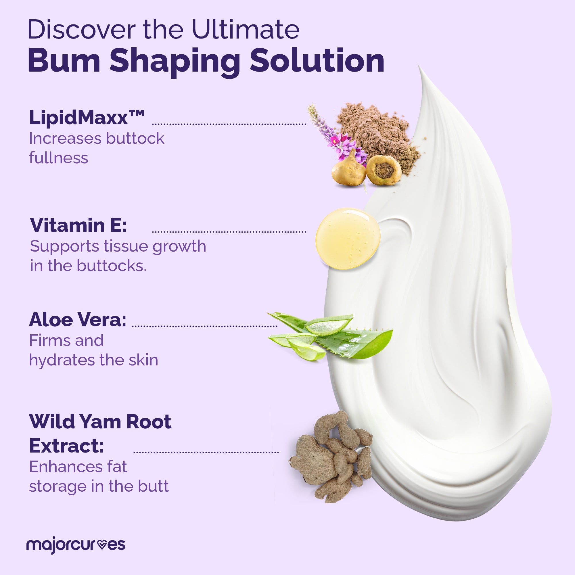 Major Curves Bum Cream